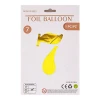 Folqa balon qızılı, 7 rəqəmi, 1 ədəd