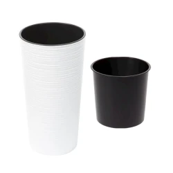 Vazon Lamela 19x36.4 см, пластик, белый