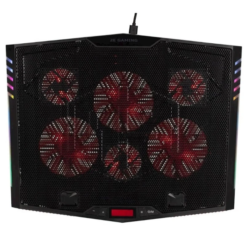 Подставка для ноутбука с охлаждением 2E Gaming 2E-CPG-005 Black Подставка для ноутбука с охлаждением 2E Gaming 2E-CPG-005 Black