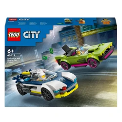 Конструктор LEGO City Police Car and Muscle Car Chase 60415, 6+ лет, 213 элементов