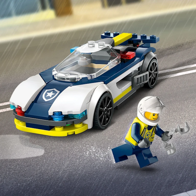 Конструктор LEGO City Police Car and Muscle Car Chase 60415, 6+ лет, 213 элементов