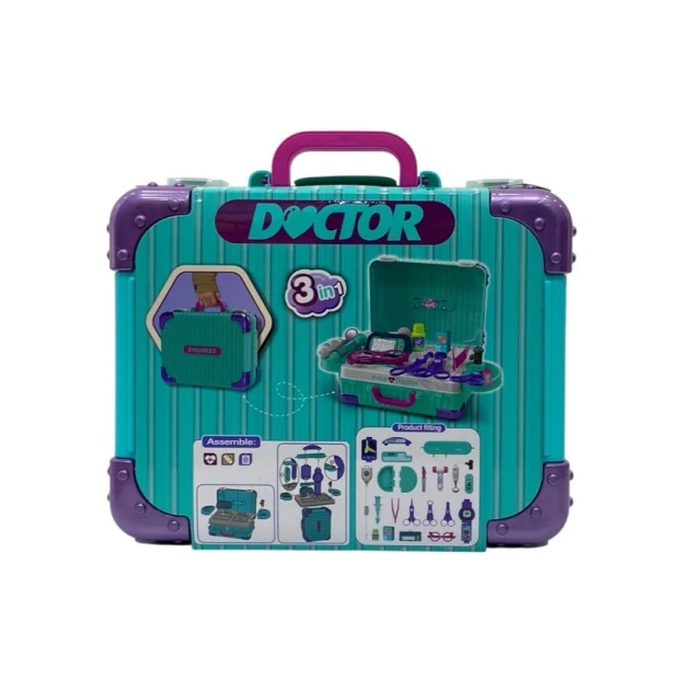 Oyun dəsti Xong Cheng Hello Doctor M6681, 3in1, 3+ yaş Oyun dəsti Xong Cheng Hello Doctor M6681, 3in1, 3+ yaş