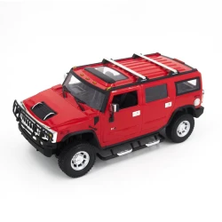 Maşın MZ Hummer H2, qırmızı, 35x17x12 sm