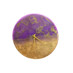 Настенные часы Art by Ulviya Kakhramanova Млечный путь, смола/краска, 50 см