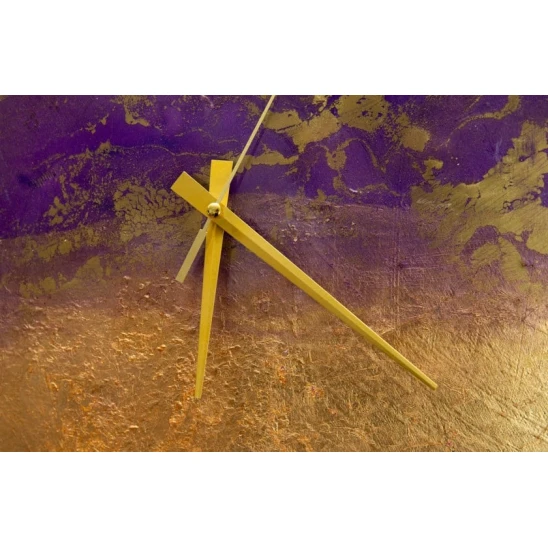 Настенные часы Art by Ulviya Kakhramanova Млечный путь, смола/краска, 50 см