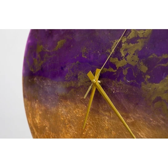 Настенные часы Art by Ulviya Kakhramanova Млечный путь, смола/краска, 50 см