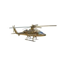 Fiqur Helikopter, bürünc latun, 34x13x13 sm