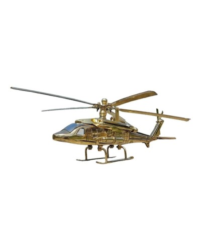 Fiqur Helikopter, bürünc latun, 34x13x13 sm