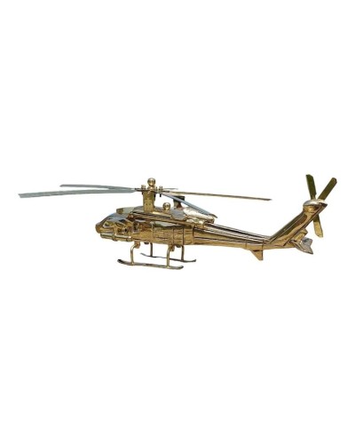 Fiqur Helikopter, bürünc latun, 34x13x13 sm