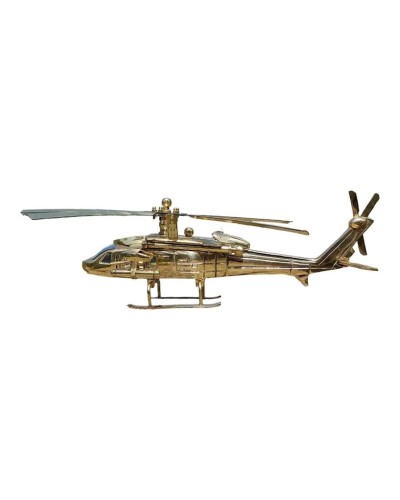 Fiqur Helikopter, bürünc latun, 34x13x13 sm