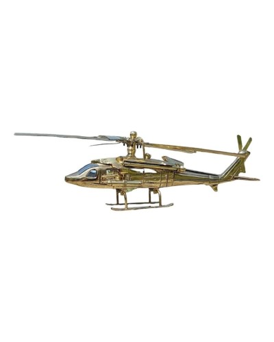 Fiqur Helikopter, bürünc latun, 34x13x13 sm