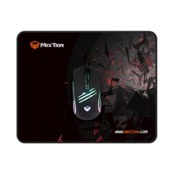 Комплект мышь и коврик Meetion MT-C011 Gaming Combo 2In1 USB Black