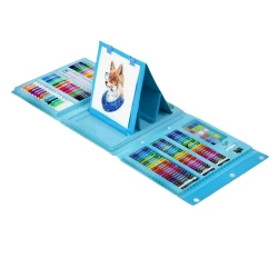 Rəsm çəkmə üçün dəst Чемодан Творчества, mavi, 3+