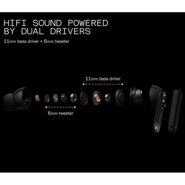 Беспроводные наушники CMF by Nothing Buds Pro 2 Dark Grey Беспроводные наушники CMF by Nothing Buds Pro 2 Dark Grey