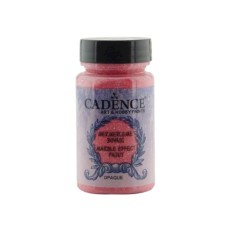 Akril boya Cadence Marble Effect Opaque Red, mərmər effekti ilə, qırmızı, 90 ml