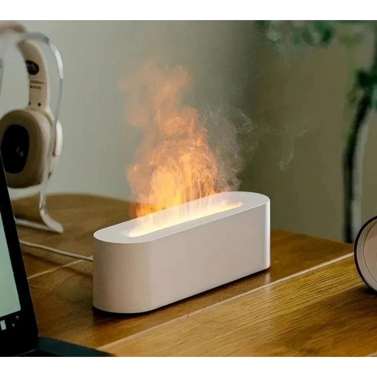 Dekorativ hava nəmləndirici Mrg_012, işıqlı, ağ