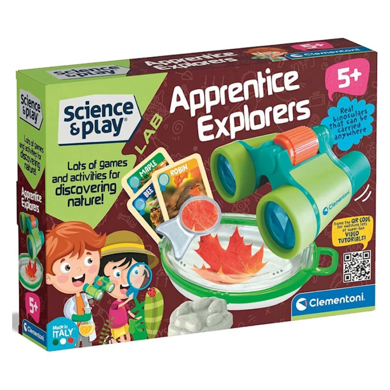 Tədqiqat dəsti Clementoni 61358, Apprentice Explorers, 5+ yaş