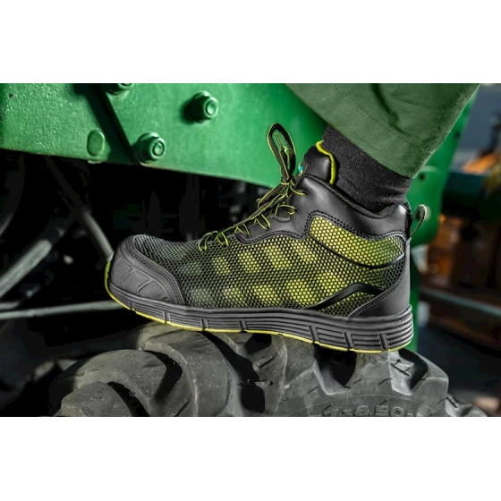 Полуботинки мужские Högert 90658575, черный, сетчатый, размер 47