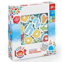 Развивающий стикеры для ванны Addo Little Lit Bathtime Alphabet and Number Stickies, 45 шт, 3+ лет