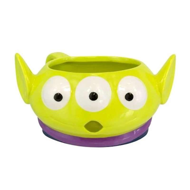Fincan 3D Alien Toy Story, farfor, yaşıl, 450 ml