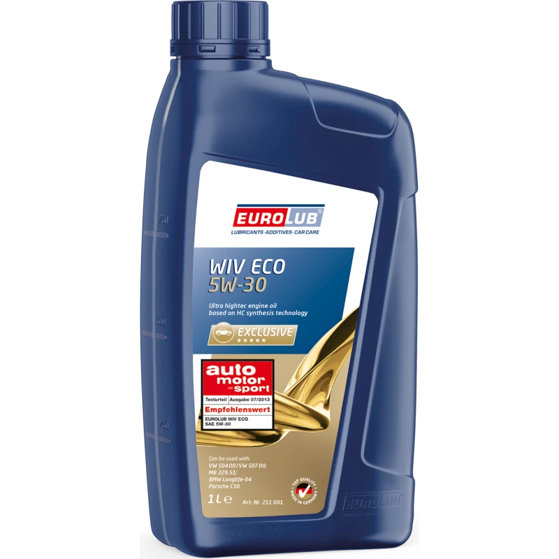 Motor yağı Eurolub Wiv Eco 5W-30, 1 l