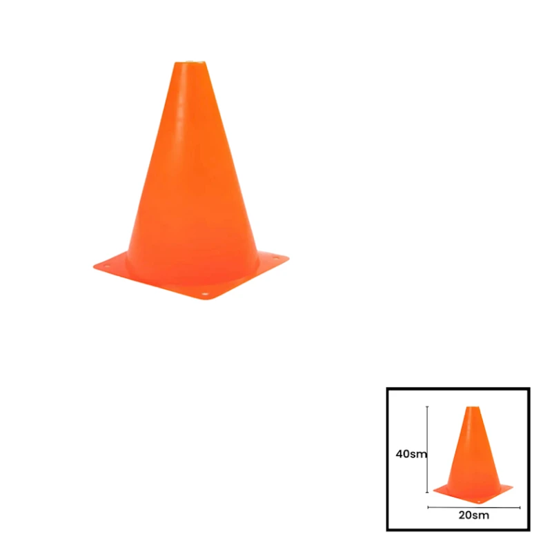 Тренировочный конус Gymnic, 40x20 см, оранжевый