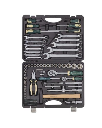 Alətlər dəsti Rock FORCE RF-41101-5, 110 hissə, 1/4'' & 1/2'' (6-künc), 5-32 mm