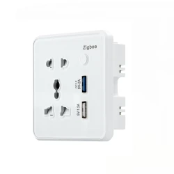 Умная розетка Tuya Smart Life ZigBee USB White Умная розетка Tuya Smart Life ZigBee USB White