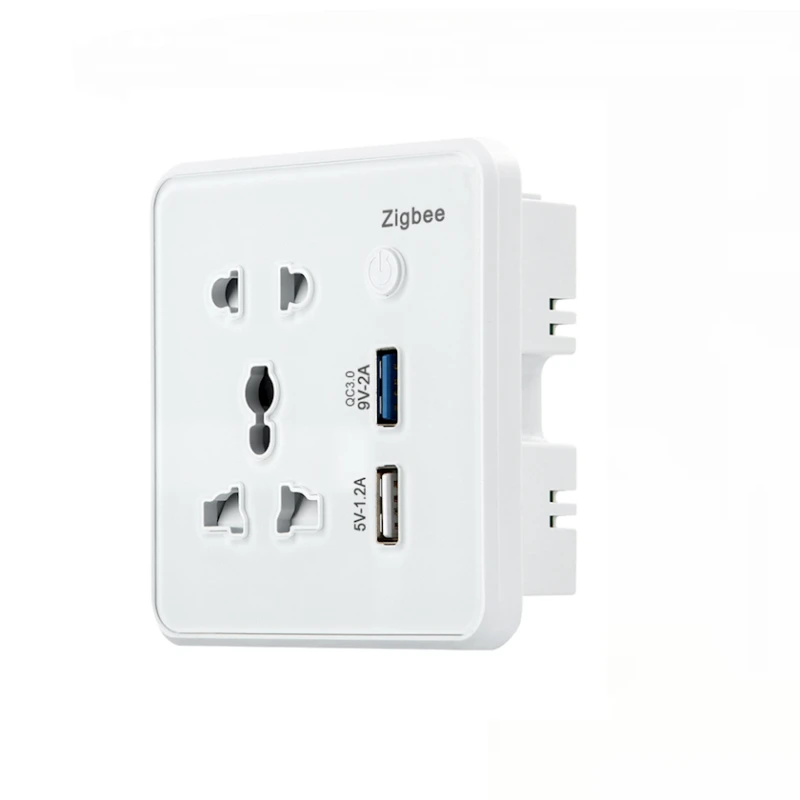 Умная розетка Tuya Smart Life ZigBee USB White Умная розетка Tuya Smart Life ZigBee USB White