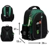 Школьный рюкзак Yes S-109 Minecraft Team, EVA/полиэстер, 37x26x13 см, чёрный/зелёный