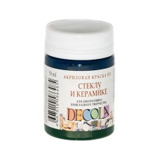 Akril boya Decola, tünd yaşıl, 50 ml
