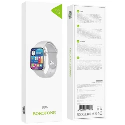 Ağıllı saat Borofone BD6 boz +nsaat üçün qoruyucu hidrogel