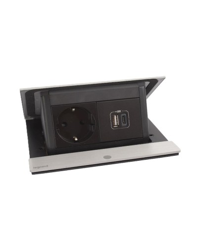 Çıxarılan quraşdırma rozetka Legrand 654822, 4 modul üçün, dolu