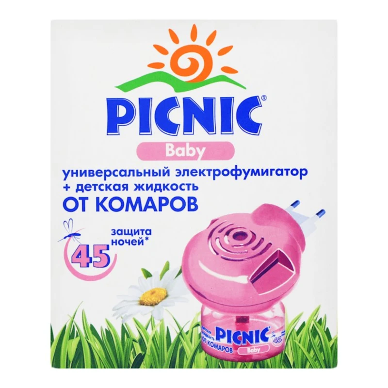 Электрофумигатор Picnic Baby + жидкость 30 мл