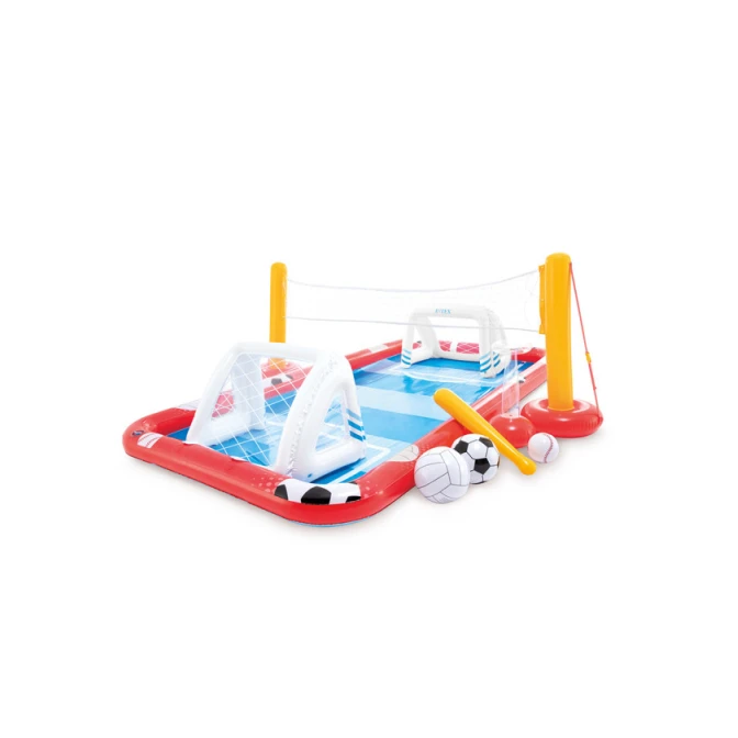 Надувной бассейн-игровой центр Intex Action Sports 57147, 325х267х102 см