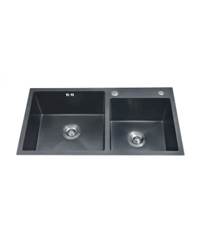 Mətbəx çanağı Ecotech 8050DS Top Black