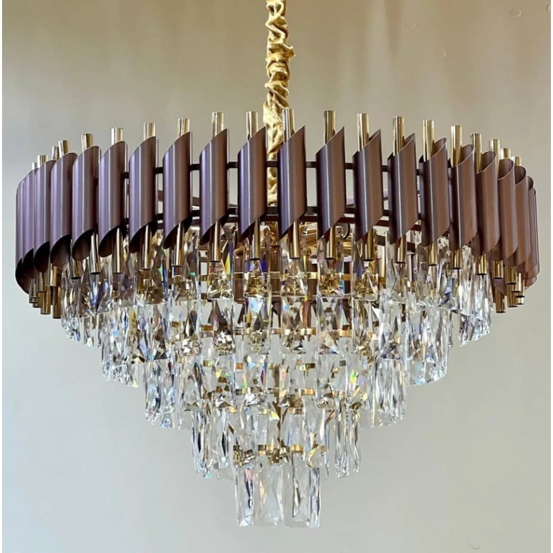 Asma lampa ZGH_00660, qəhvəyi/qızılı, 70x50x45 sm Asma lampa ZGH_00660, qəhvəyi/qızılı, 70x50x45 sm