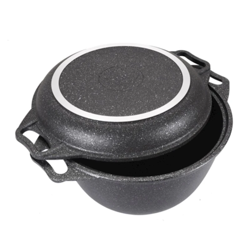 Казан Kukmara Мраморная, алюминий, 27 см, 4 л Казан Kukmara Мраморная, алюминий, 27 см, 4 л