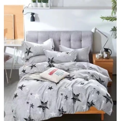 Комплект постельного белья MiraNova CTS-388, пододеяльник 160х220 см, простыня 180х240 см, наволочка 50х70 см, односпальный, разноцветный