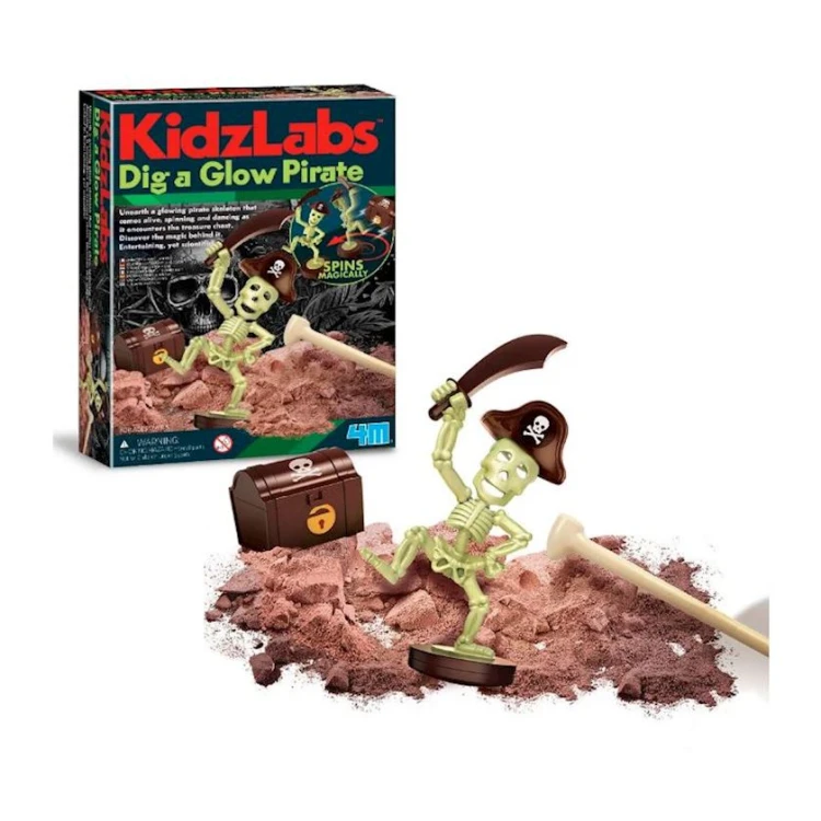Oyun dəsti 4М KidzLabs Dig a Glow Pirate, 5+ yaş Oyun dəsti 4М KidzLabs Dig a Glow Pirate, 5+ yaş