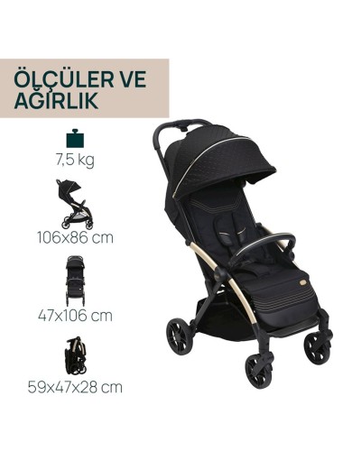 Uşaq arabası Chicco Goody Xplus Relux, qara