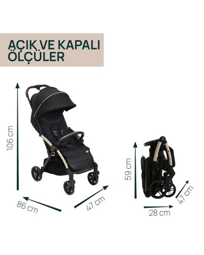 Uşaq arabası Chicco Goody Xplus Relux, qara