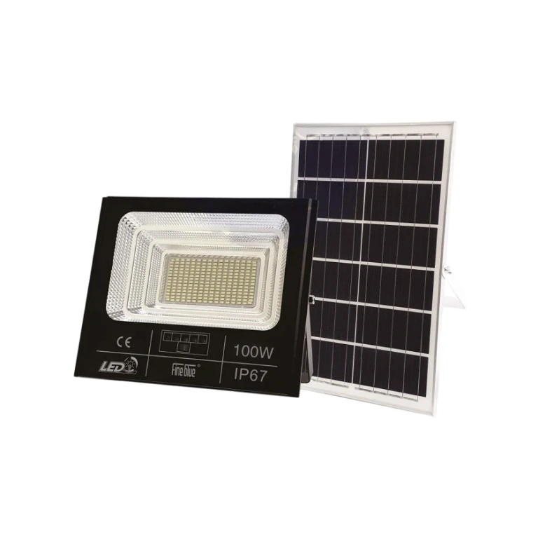 Солнечный прожектор led_100w Fineblue, светодиодная ,100 Вт
