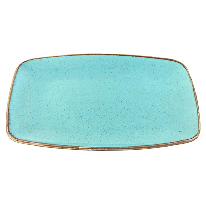 Boşqab Porland Seasons 04ALM004576, 32 sm, farfor, firuzəyi