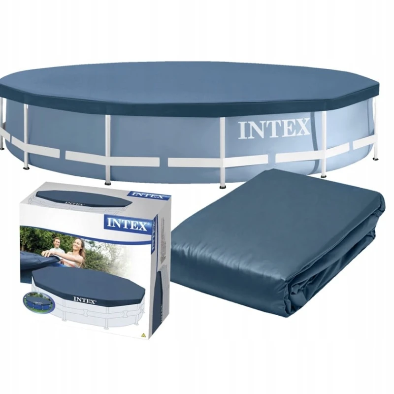 Тент для каркасного бассейна Intex Easy Set Pools 28030, 305 см, синий Тент для каркасного бассейна Intex Easy Set Pools 28030, 305 см, синий