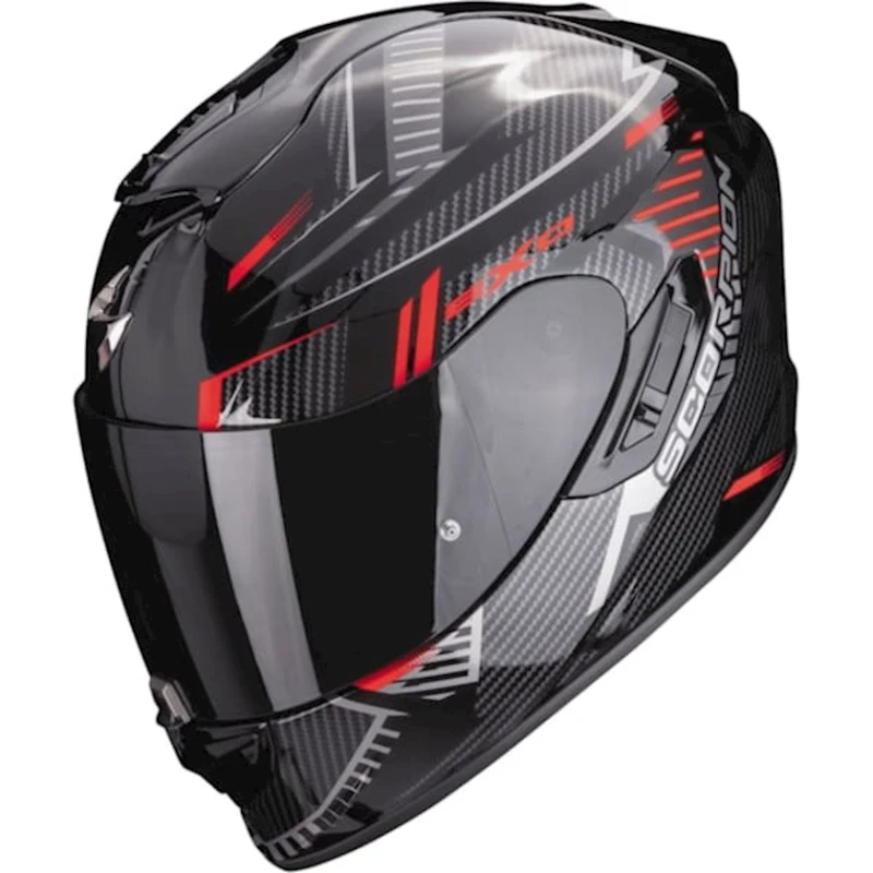 Motosiklet dəbilqəsi Scorpion EXO-1400 Evo Air Shell Black-Red S