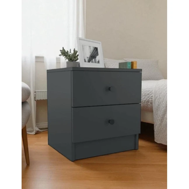 Тумба Ev Plus, ev_12116226, ЛДСП, антрацит, 49x45x39.8 см Тумба Ev Plus, ev_12116226, ЛДСП, антрацит, 49x45x39.8 см