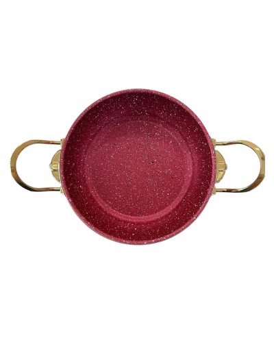 Yemək bişirmək üçün dəst ZGH_00112, qranit, qırmızı, 9 parça