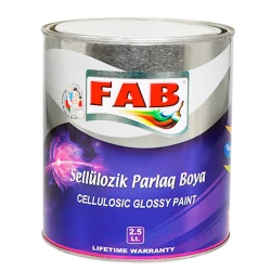 Целлюлозная краска FAB boya, черная, 2.5 л