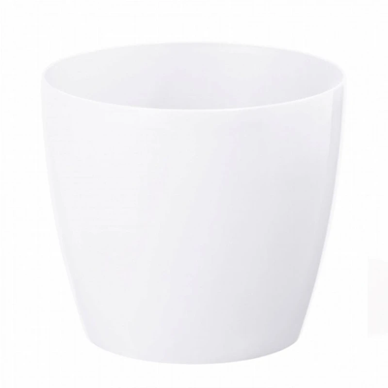 Dibçək Lamela Magnolia 12 sm, plastik, ağ Dibçək Lamela Magnolia 12 sm, plastik, ağ